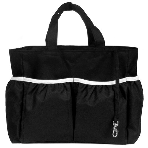 kilofly Diaper Bag Insert Organizer, Multiple Pockets, Black