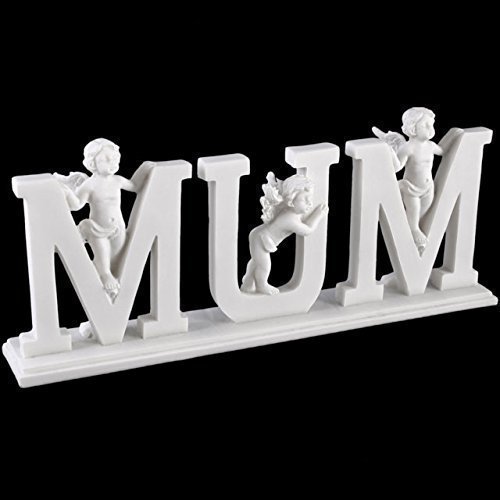 Placa con mensaje para mamá Cherub figura de diseño de ángel con el Nana Grandma Gran diseño de perro