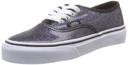Image of Vans Boy's Sneakers, Black(Iridescent Glitter Black), UK 2
