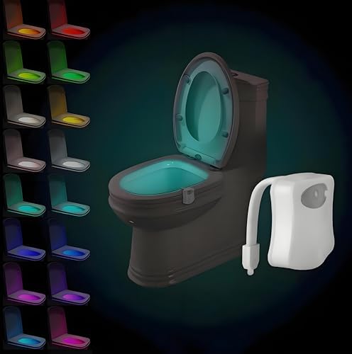 Sensor de movimento de luz noturna de banheiro – a luminária notu...