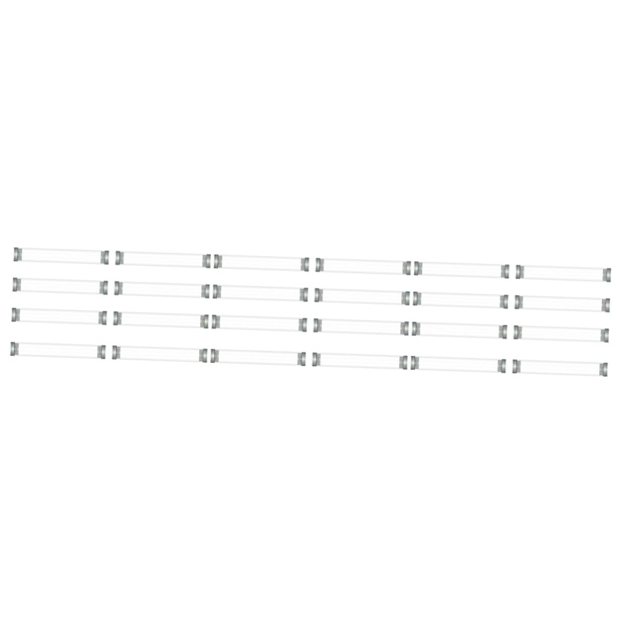 3 Set Astuccio present Box Portapenne Contenitori Trasparenti Portapenna Pencil Case Portamatite Contenitore in Plastica Trasparente 8 Pezzi * 3