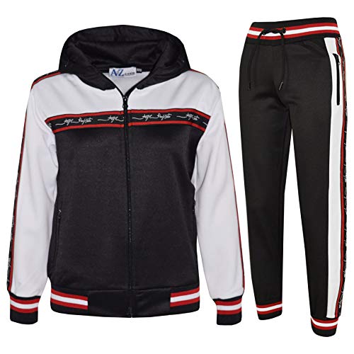 Tracksuit pour l'école ensemble jogging zippé à capuche confortable A2Z Project 5-13 ans