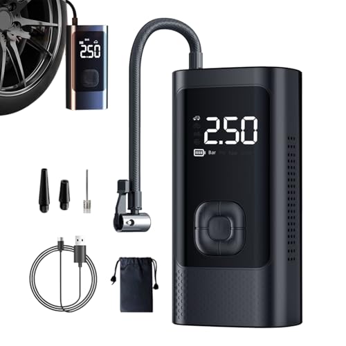 Inflador inalámbrico portátil 0.2-10.3 Bar para neumáticos y bicicletas