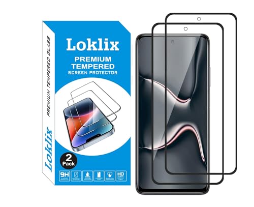 Loklix Premium Gorilla Tempered Glass Screen Protector Compatible for Xiaomi Mi 10i 5G / MI 11i / 11i Hypercharge / 11T Pro/Redmi Note 11 Pro/Note 11 Pro Plus | Pack of 2 | Edge-to-Edge Full Coverage