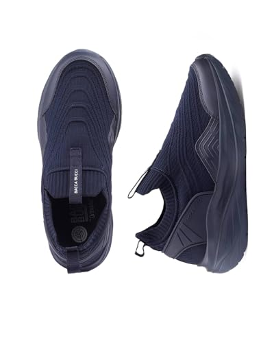 Image of Bacca Bucci EaseOn Walking Shoes for Men | Slip-On Sneakers with Stretch Knit Upper | Ortholite Comfort Insole | Lightweight EVA Sole | Daily Walking, Travel & Casual Wear