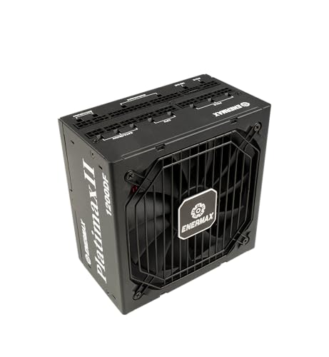 ENERMAX PLATIMAXII 1200DF 1200W Black |80 PLUS e Cybenetics Platinum |alimentatore ATX 3.1 completamente modulare |PCIe 5.1 12V-2x6 |Ventola silenziosa da 135 mm DF-Fanless | 105°C jap. Caps | - Alimentatore - Immagine 3