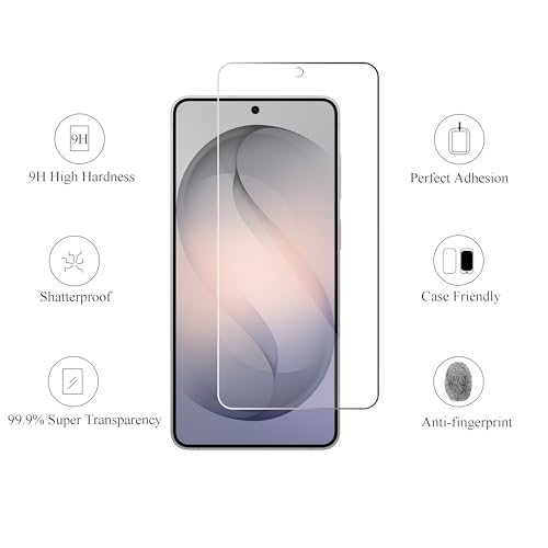 Image of Ailun Glass Screen Protector for Galaxy S26+ / S26 Plus [6.7 Inch] 3Pack+2Pack Camera Lens Tempered Glass Fingerprint Unlock 0.25mm Anti-Scratch Case Friendly Clear-HD[Not for S26 /S26 Ultra]