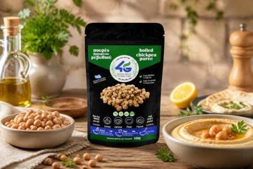 4G – Poudre de Purée de Pois Chiches Cuits, Lot de 2 x 100g – vue 4
