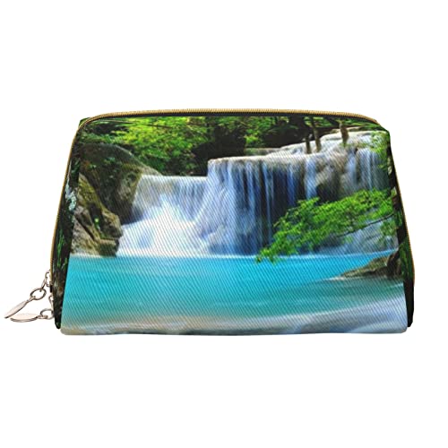 Trousse de maquillage Rainforest : fini le manque de place avec ce grand cuir blanc