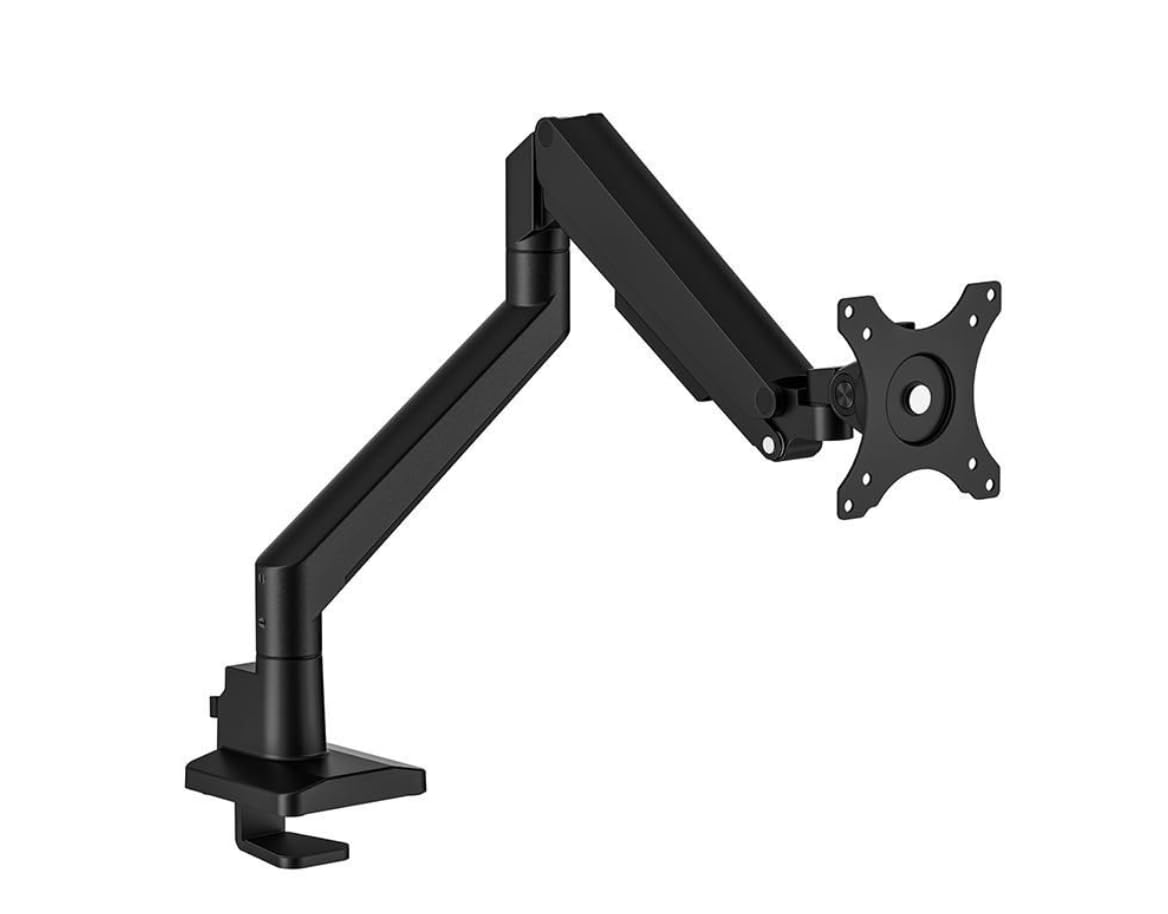 Brazo monitor 17-35" muelle de gas 1-9 kg VESA 75x75/100x100 negro