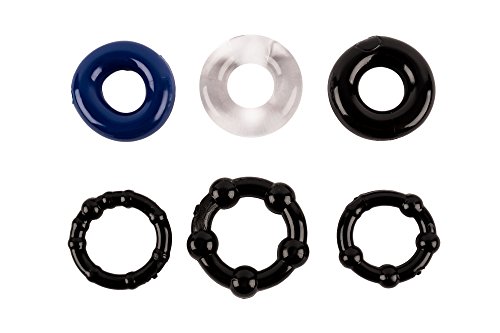 Cock Ring by Gica Fantasia (Pack of 6) - Premium Quality Silicone Cockrings for Sex - Improved Stimu - //coolthings.us