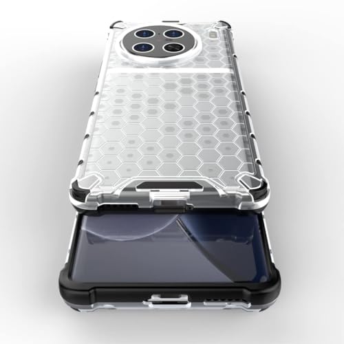 Image of Prime Retail Hard PC Back Case Cover for Vivo X90 Pro 5G Anti Slip Ultra Thin Shockproof Reinforced Corners (Polycarbonate|Transparent)