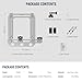 NEEWER Phone Fence Mount with Phone Holder for Game Changer Mounting, Shock Absorbing Baseball Tennis Court Chain Link Compatible with Mevo Start GoPro Insta360 DJI Action Camera iPhone, PA020 Silver