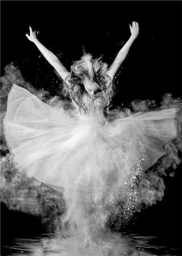 Peinture Diamant Fille qui Danse 5D - Kit Complet Broderie Diamant XXL 100x130cm