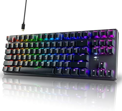 TECWARE Phantom+ 87 Key RGB Mechanical Gaming Keyboard | TKL 80% ...