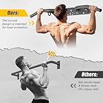 Wall Mounted Pull Up Bar - Heavy Duty Chin Up Bar, Pull-Up Bar Support Beam or Joist Mounted, Multifunctional Fitness Bar, 600LBs Capacity - Image 3