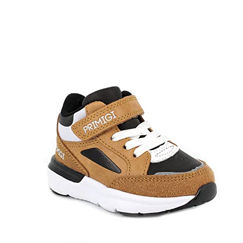 Sintetico Primigi Runner per Bambini, Scarpe da Ginnastica Bimbo 0-24, Giallo, 20 EU