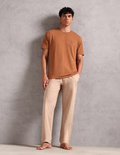 Image of U.S. Polo ASSN. Mens OEE12 Comfort Fit Pure Cotton Lounge T-Shirt