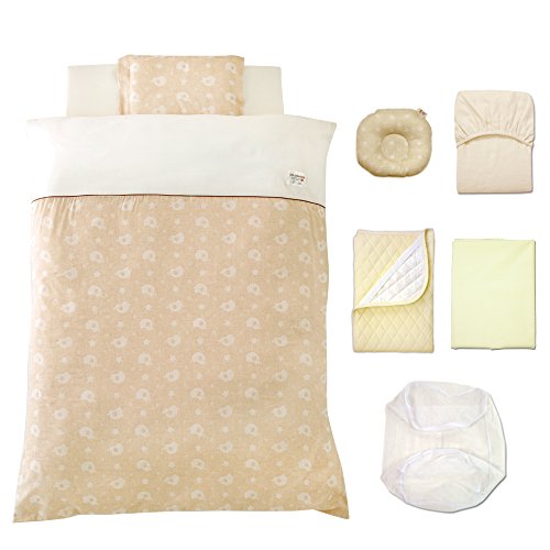 un doudou 日本製 ベビー布団 11点セット オーガニックコットン ダブルガーゼ りんご薄いベージュ 70×120cm 綿100% 全部洗える 1101 un doudou 日本製 ベビー布団 11点セット オーガニックコットン ダブルガーゼ りんご薄いベージュ 70×120cm 綿100% 全部洗える 1101