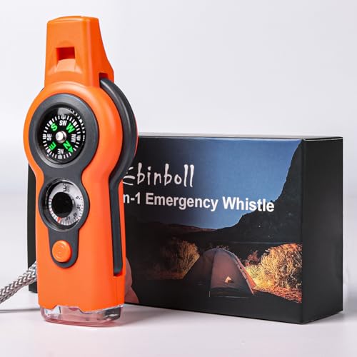 Sifflet de survie d'urgence pour signalisation en camping et escalade