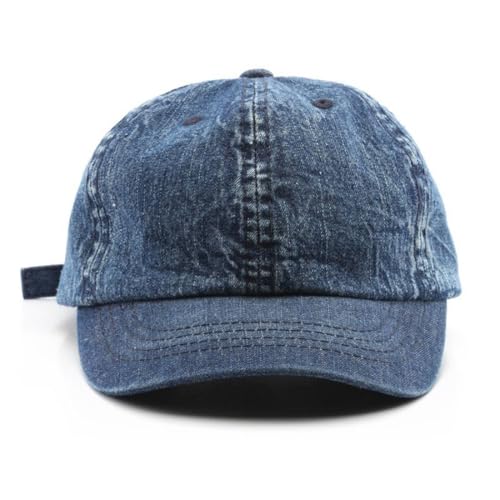 Gorra deportiva unisex de mezclilla con visera corta miniatura 3