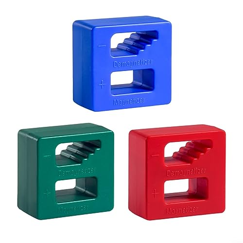HpLive 3 Stück 2 in 1 Schraubendreher Magnetisierer Entmagnetisierung Entmagnetisierer Ändern Magnetismus Werkzeug