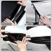 Gloss Black Vinyl Wrap Tape Roll, Self-Adhesive Black Out Chrome Delete Tape with Tool Kit Air Release Adhesive Detailing Wrap DIY Car Door Sill Window Trim Edge Guard Protective(3cm x 30feet)