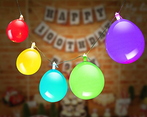GIGALUMI LED Light Up Balloons String Lights, Premium Mixed-Colors Flashing Party String Lights, Battery Powered, Ideal for Parties, Birthdays and Wedding Decorations, Fillable with Helium, Air GIGALUMI LED Light Up Balloons String Lights, Premium Mixed-Colors Flashing Party String Lights, Battery Powered, Ideal for Parties, Birthdays and Wedding Decorations, Fillable with Helium, Air