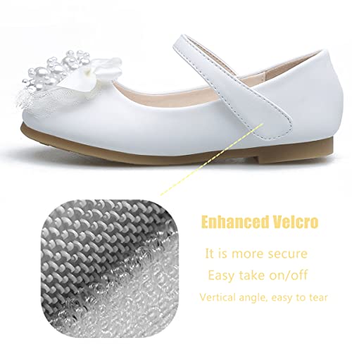 JOEupin Girls Dress Shoes Sparkle Mary Jane Princess Glitter Wedding Party Flats for Toddler Little Kids3