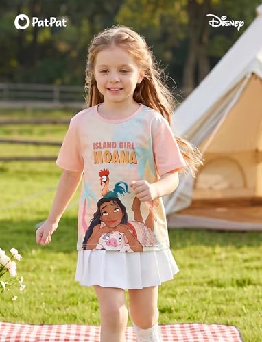 Image of Disney Princess Frozen Marvel Stitch Minnie Mickey Star Wars Girls /Boys Athletic Shirts UV Quick Dry Graphic T-Shirt 2-9 Year