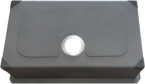 Miniatura 7 de Sinber HU3018S - Fregadero de cocina de 30 x 18 x 10 pulgadas con acabado satinado de acero inoxidable 304 de calibre 18