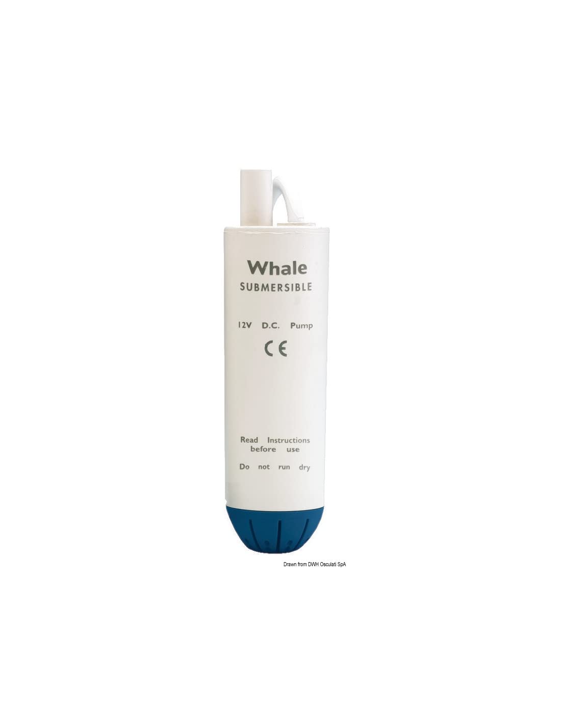 Whale - Pompa ad Immersione per aspirazione o travaso Acqua Dolce o salata 12 v 3 a 10 x 13 mm 16.921.40