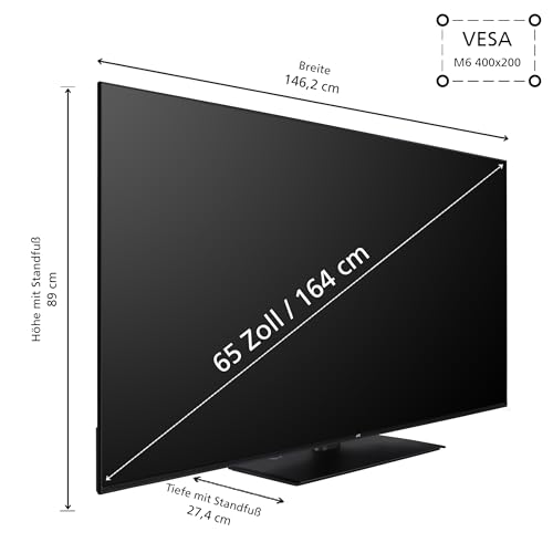 JVC QLED Fernseher 65 Zoll Smart TV powered by TiVo (4K UHD, HDR Dolby Vision, Dolby Atmos, Triple Tuner, 6 Monate HD+ inkl.) LT-65VUQ3455 – Bild 4