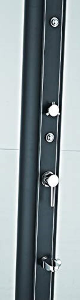 Gre AR1130 Solar-Dusche 32 L Aluminium schwarz Einhebel Garten Außenbereich