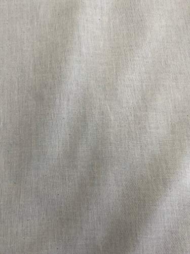 Ak Trading Co. Muslin Fabric/Textile Unbleached - Draping Fabric - Natural 10 Yards Medium Weight - 100% Cotton (63In. Wide), Natural Unbleached #TOP1