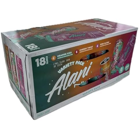 Alani Nu Energy Drink Variety Pack, 12 Fluid Ounce (Pack of 18) Cover