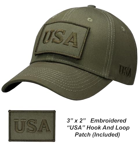 Image of Antourage American Flag Unisex Baseball Hat for Men and Women | USA Flag Mesh Snapback Flat Visor Cap + 2 Patriotic Patches