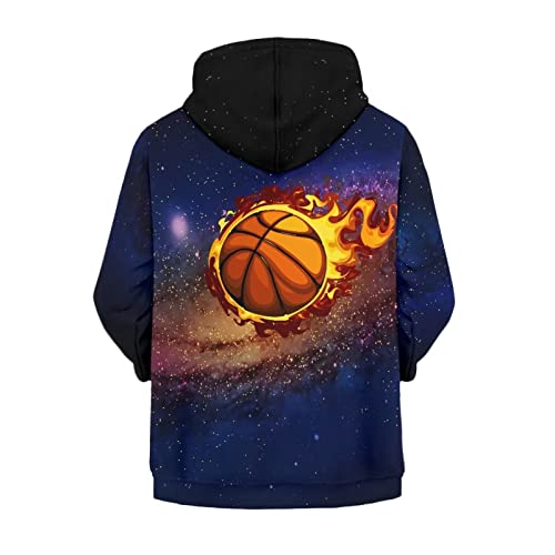Image of Biyejit Kids Novelty 3D Graphic Printed Hooded Sweatshirt
