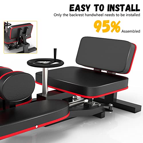 Rigel Leg Stretcher, 220Lbs Leg Stretch Machine, Heavy Duty Steel Frame Equipment Splits Machine, Leg Stretching Training Machine For Home Gym Split Machine Training Fitness #TOP4