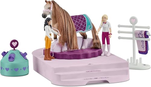 Écurie Schleich Salon de Beauté Sofia' Beauties avec Accessoires de Pansage et Figurines Schleich Chevaux Coffret de 99 Pièces - vue 8