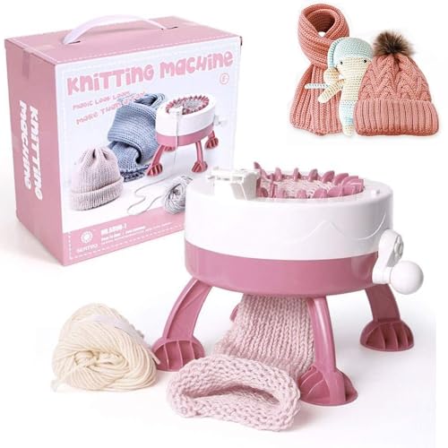 DAOSI Machine à tricoter 22 aiguilles, tricot rapide pour bonnet,...