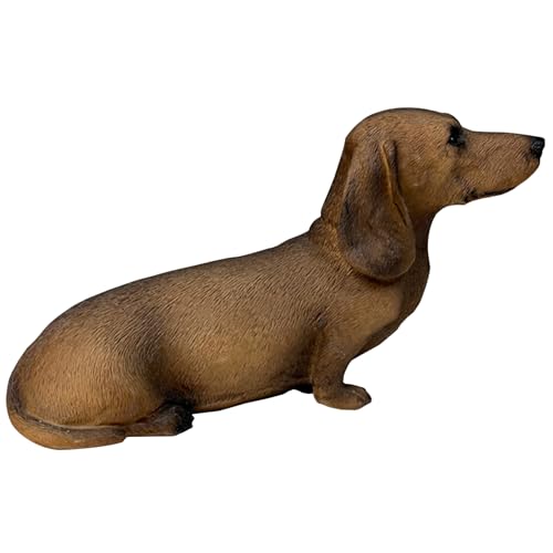 Statue de Teckel en résine : objet de collection et déco maison grand format - 6