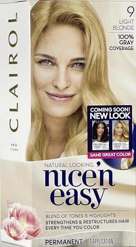 Clairol Nice 'n Easy Permanent Color [9] Light Blonde 1 Kit