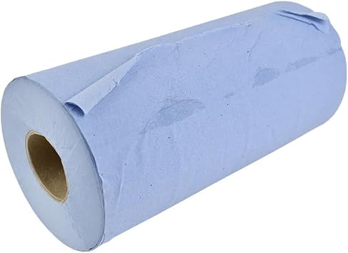 Arctic Hayes Multipurpose Wiping Paper, 2-Ply Centrefeed, Blue Roll Recycled, Sheet Size 25 x 38cm, 105 Sheets 40m per Roll