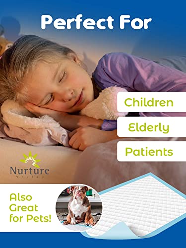 Xl Heavy Duty Ultra Absorbent Bed Pads By Nurture | 36 X 36 Disposable Chux Liners, Underpads, Adult Incontinence Chucks | Hospital Grade Large Waterproof Pee Pad 4 Home, Baby Changing, Elderly Adults #TOP5