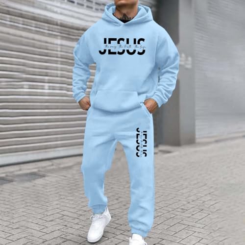 Ensemble jogging homme confortable moderne pull pantalon - 2