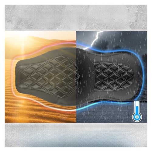 Asiento para conductor de motocicleta Softail Sport Glide cojín trasero delantero 2018-2024 4