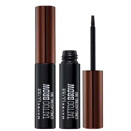 Maybelline New York Tattoo Brow Peel Off Eyebrow Gel Tint, Semi-Permanent Colour, Waterproof, Lasts up to 3 Days