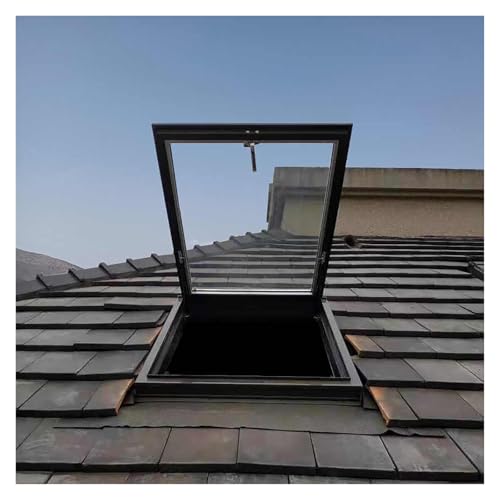 Tragaluz de ventilación impermeable en aluminio manual para tejados 2