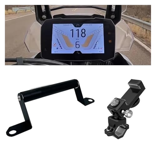 Plaque navigation Tiger 850 support GPS stable contre les secousses